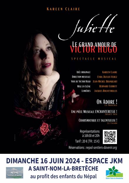 Affiche spectacle musical Juliette